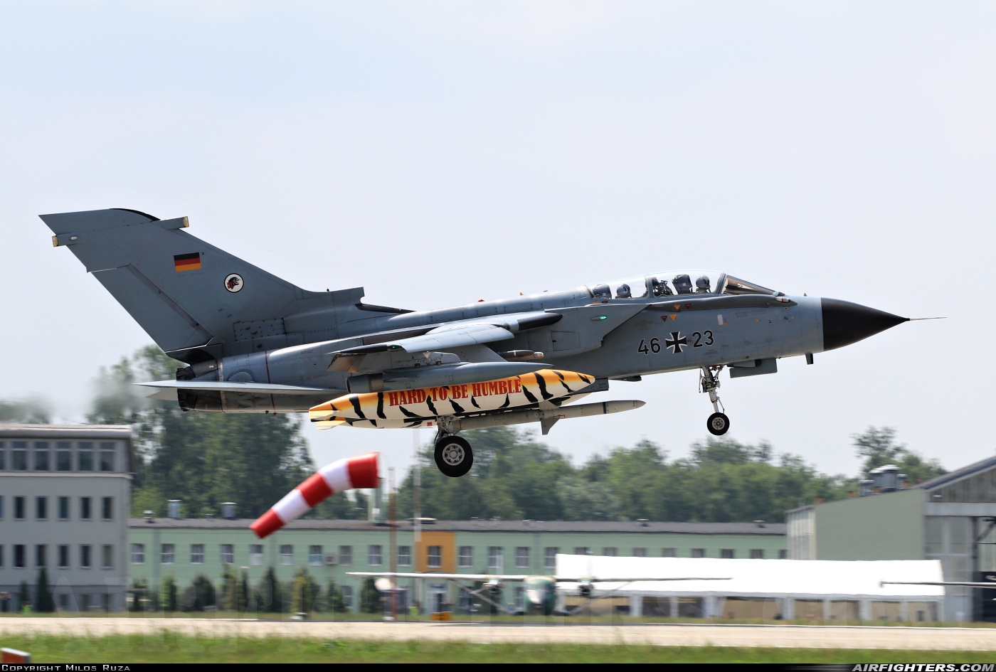 Germany - Air Force Panavia Tornado ECR 46+23 at Poznan / Krzesiny (EPKS), Poland