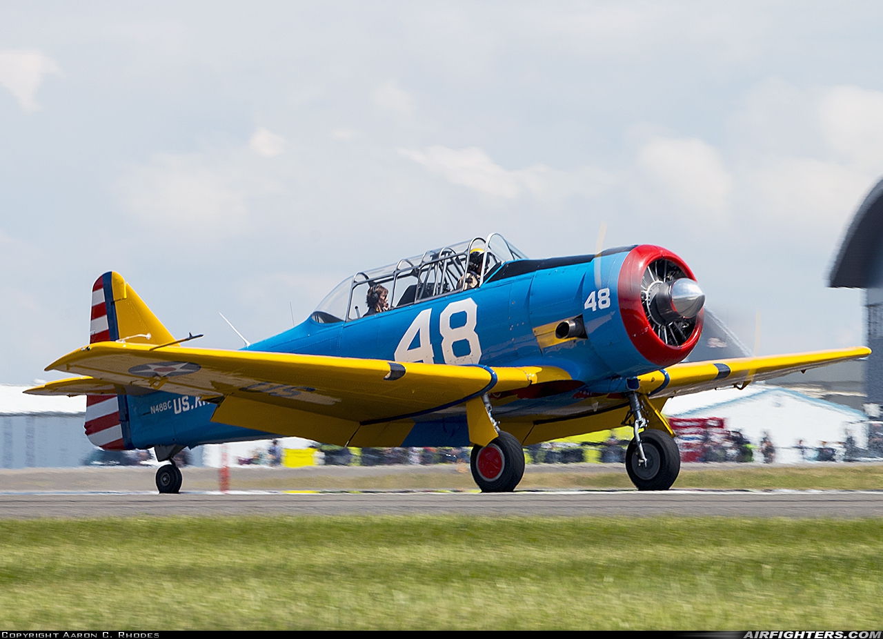 Private North American AT-6A Texan N48BC at Everett - Snohomish County / Paine Field (PAE / KPAE), USA