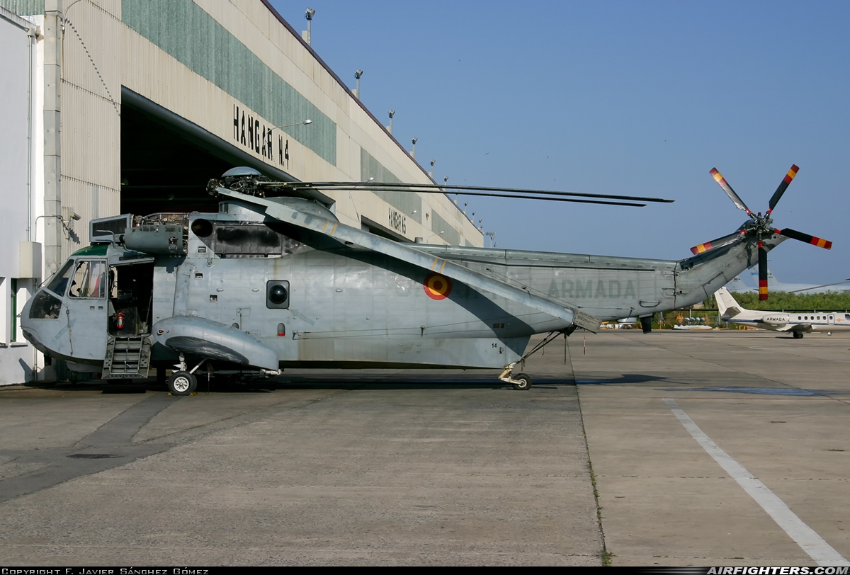 Spain - Navy Sikorsky SH-3H Sea King (S-61B) HS.9-14 at Rota (LERT), Spain