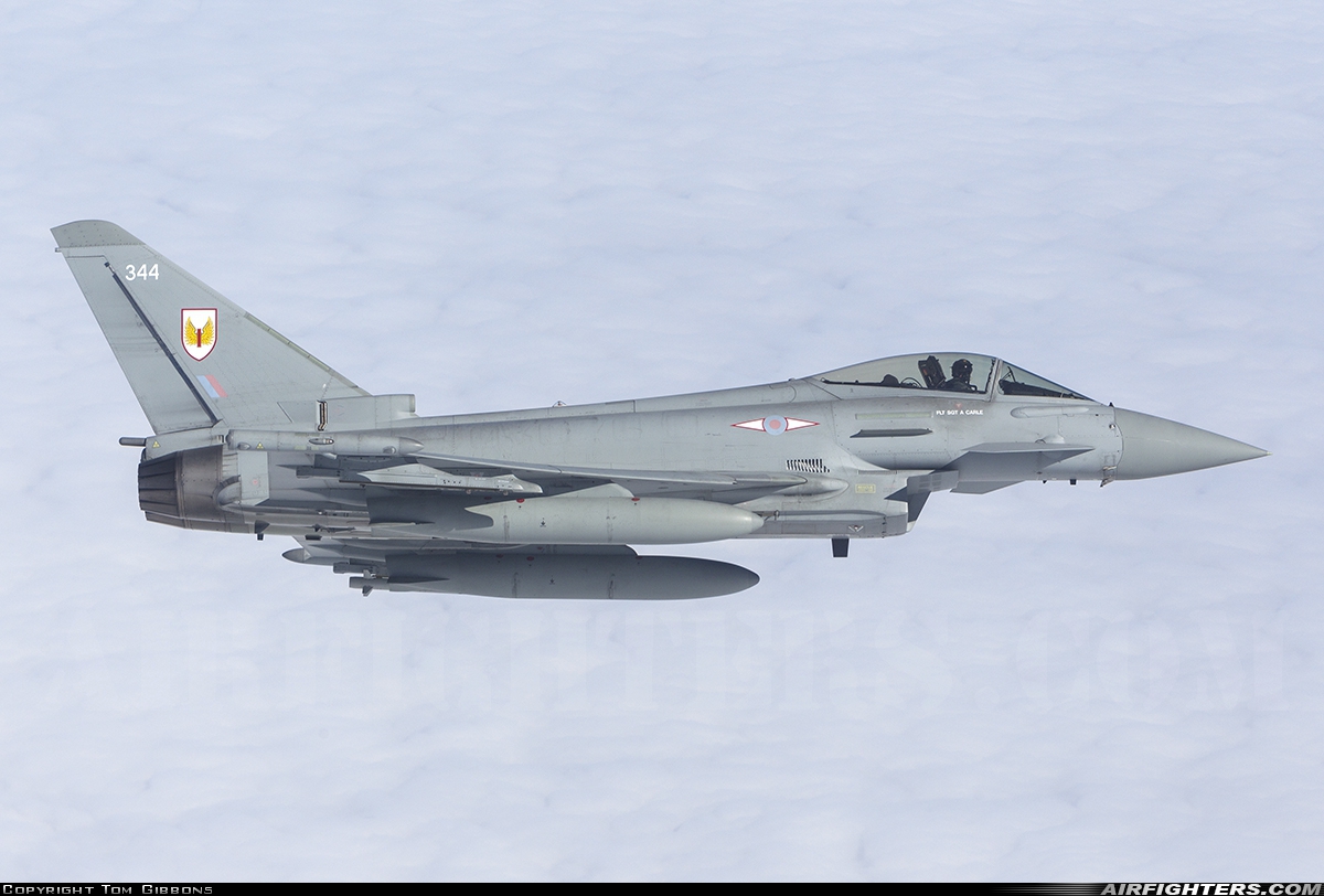 UK - Air Force Eurofighter Typhoon FGR4 ZK344 at In Flight, UK