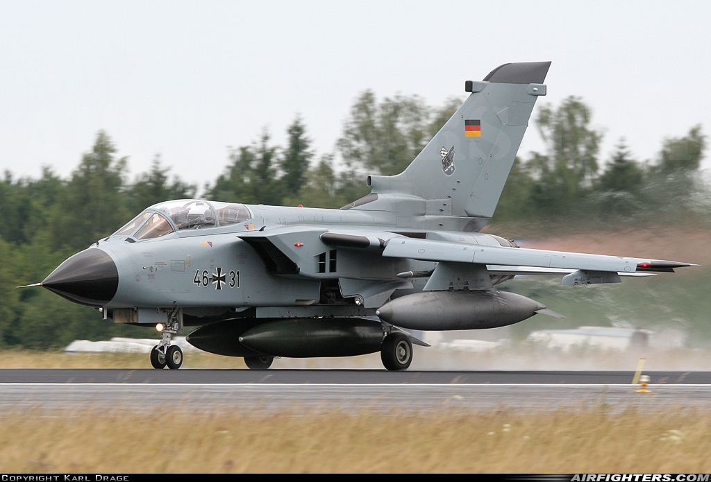 Germany - Air Force Panavia Tornado ECR 46+31 at Lechfeld (ETSL), Germany