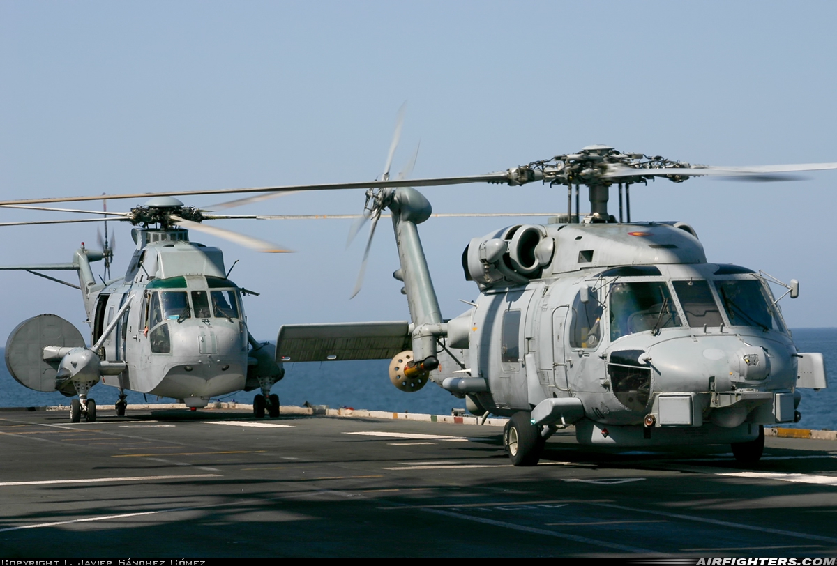 Spain - Navy Sikorsky SH-60B Seahawk (S-70B-1) HS.23-10 at Off-Airport - Bahia de Cadiz, Spain
