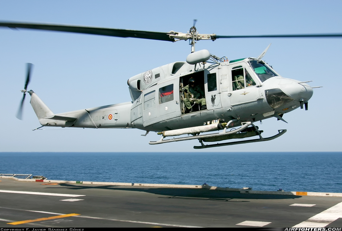 Spain - Navy Agusta-Bell AB-212ASW HA.18-12 at Off-Airport - Bahia de Cadiz, Spain