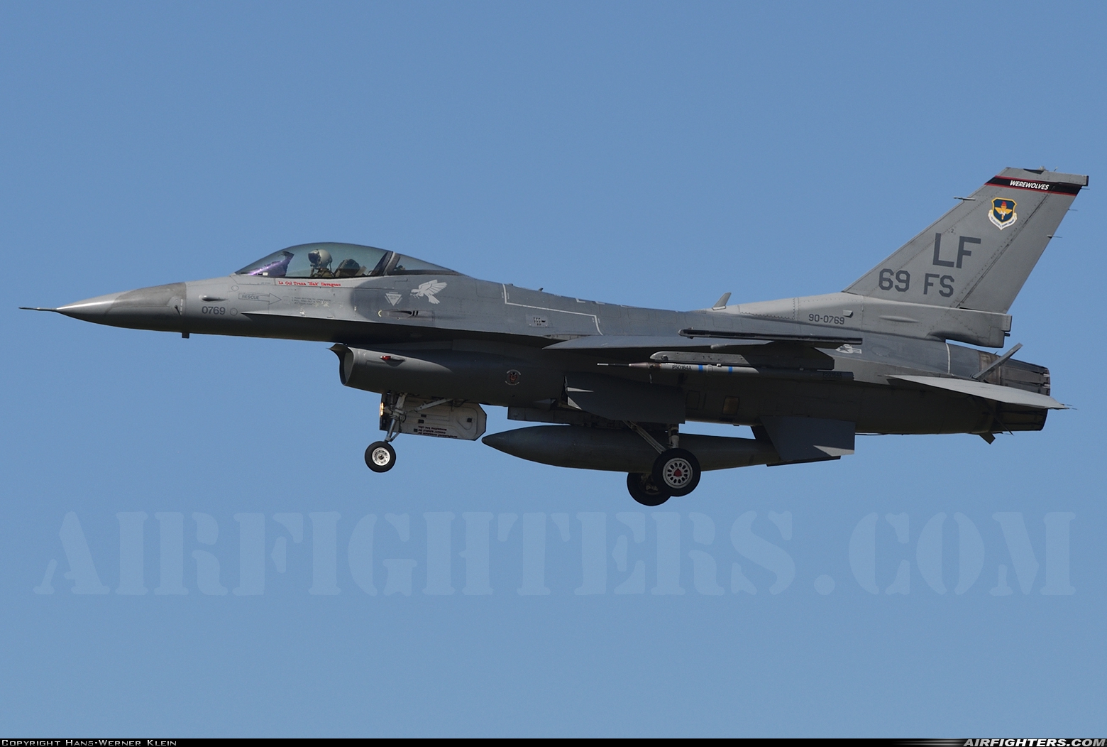 USA - Air Force General Dynamics F-16C Fighting Falcon 90-0769 at Glendale (Phoenix) - Luke AFB (LUF / KLUF), USA