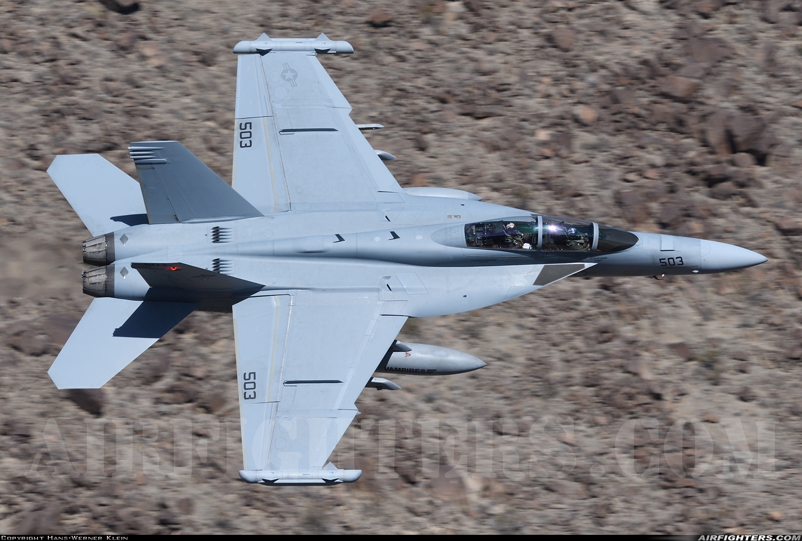 USA - Navy Boeing EA-18G Growler 169214 at Off-Airport - Rainbow Canyon area, USA