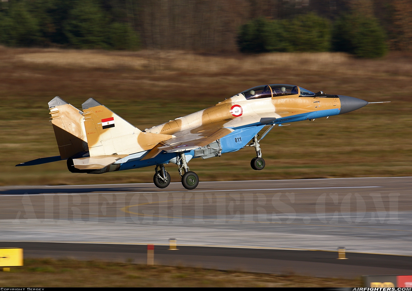 Egypt - Air Force Mikoyan-Gurevich MiG-29M2 811 at Moscow - Zhukovsky (Ramenskoye) (UUBW), Russia