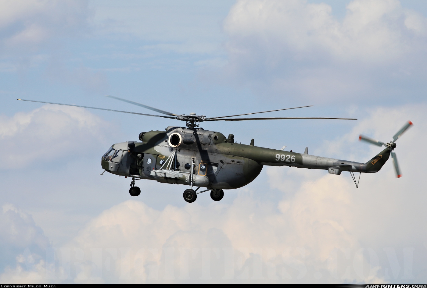 Czech Republic - Air Force Mil Mi-171Sh 9926 at Pardubice (PED / LKPD), Czech Republic