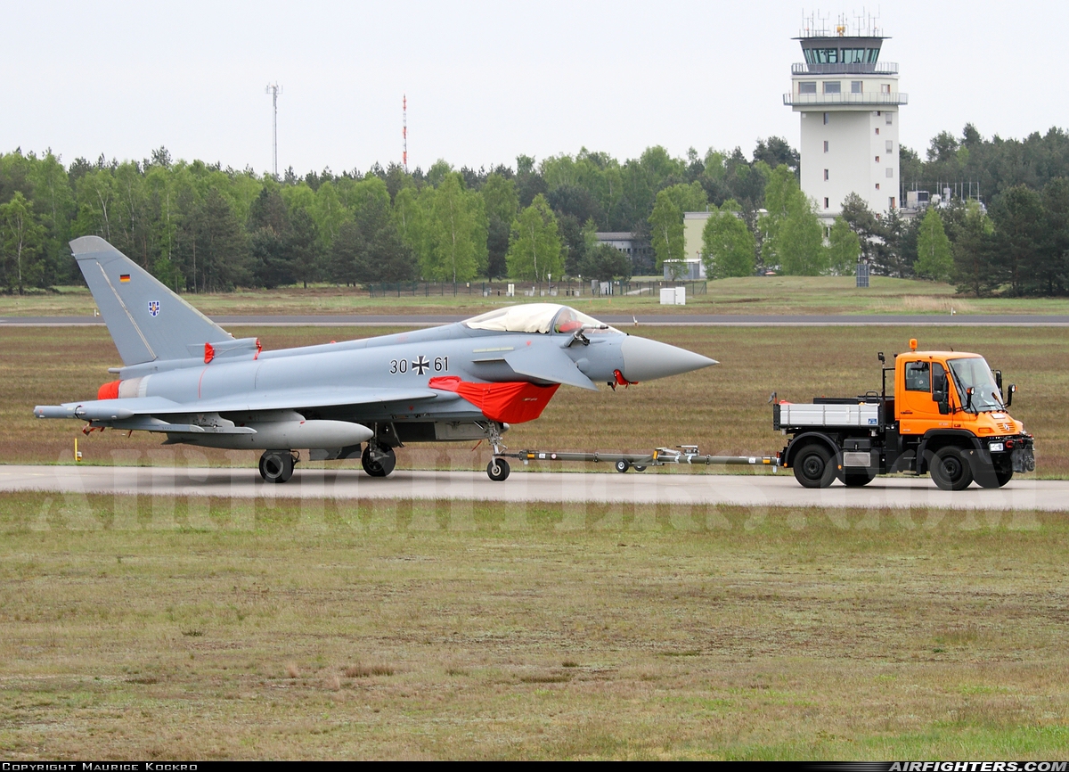 Germany - Air Force Eurofighter EF-2000 Typhoon S 30+61 at Holzdorf (ETSH), Germany