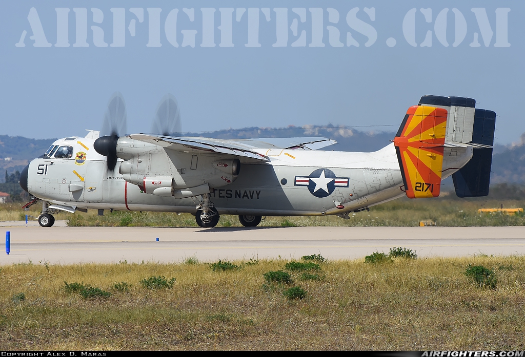 USA - Navy Grumman C-2A Greyhound 162171 at Athens - Eleftherios Venizelos (Spata) (ATH / LGAV), Greece