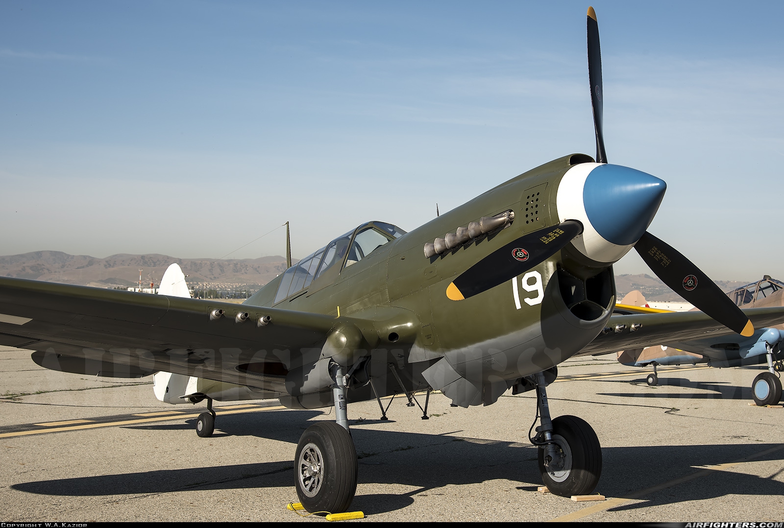 Private Curtiss P-40N Warhawk NL49FG at Chino (CNO), USA