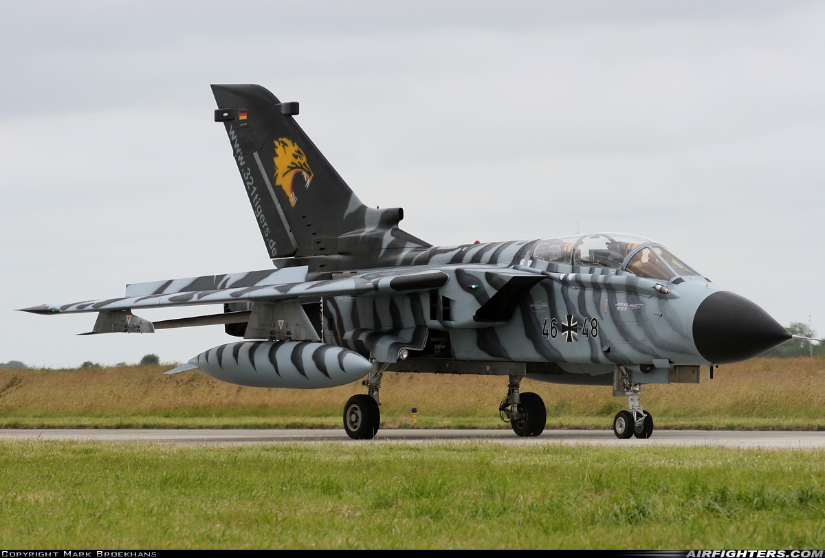 Germany - Air Force Panavia Tornado ECR 46+48 at Landivisiau (LDV / LFRJ), France