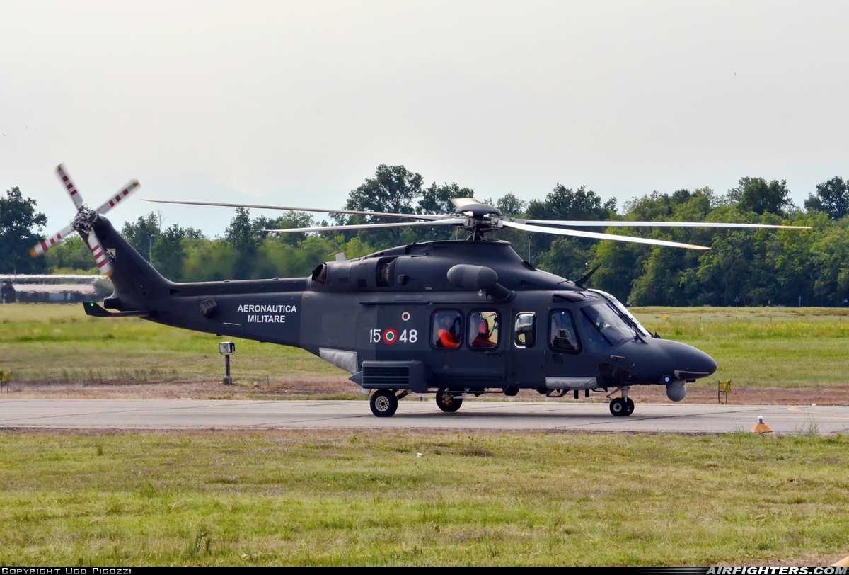 Italy - Air Force AgustaWestland HH-139A (AW-139M) MM81804 at Cameri (LIMN), Italy
