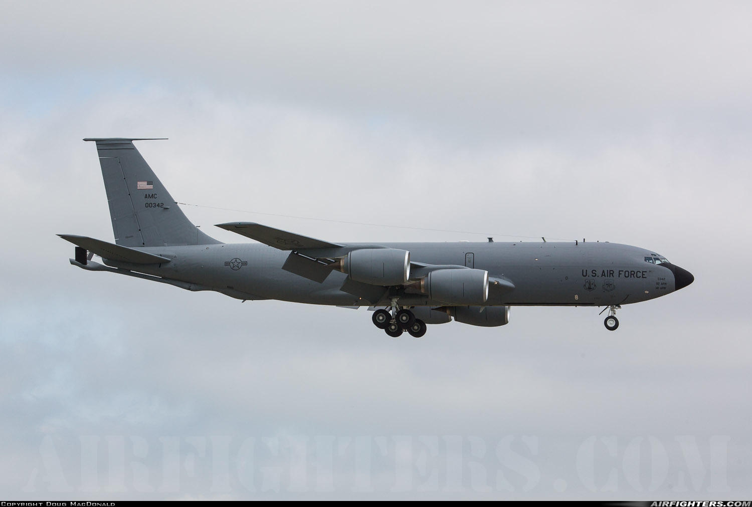 USA - Air Force Boeing KC-135R Stratotanker (717-148) 60-0342 at Mildenhall (MHZ / GXH / EGUN), UK