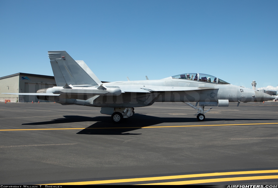 USA - Navy Boeing EA-18G Growler 166855 at Portland - Int. (PDX / KPDX), USA