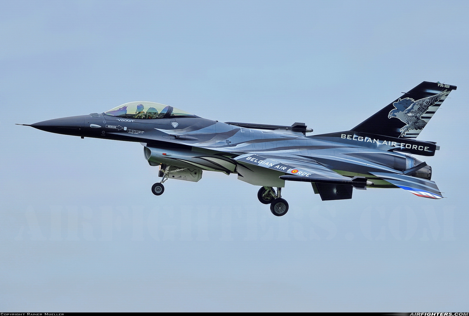 Belgium - Air Force General Dynamics F-16AM Fighting Falcon FA-101 at Leeuwarden (LWR / EHLW), Netherlands