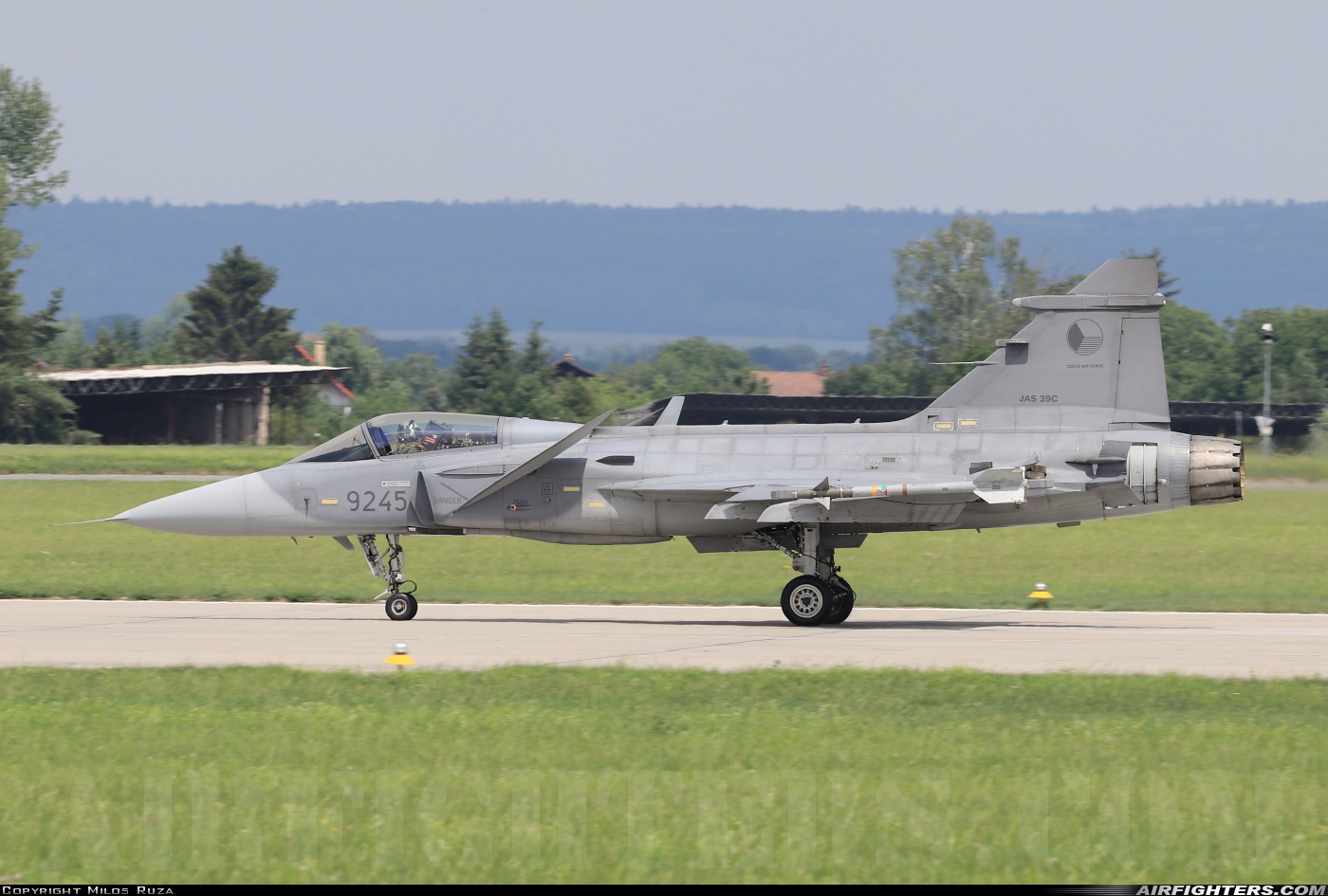 Czech Republic - Air Force Saab JAS-39C Gripen 9245 at Caslav (LKCV), Czech Republic
