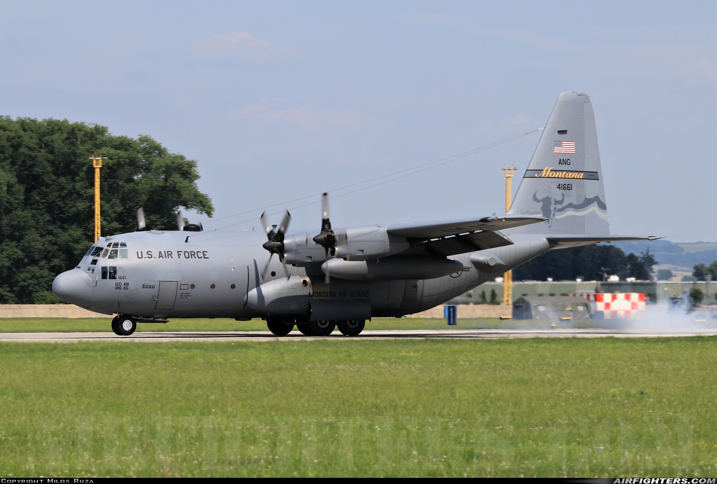 USA - Air Force Lockheed C-130H Hercules (L-382) 74-1661 at Caslav (LKCV), Czech Republic