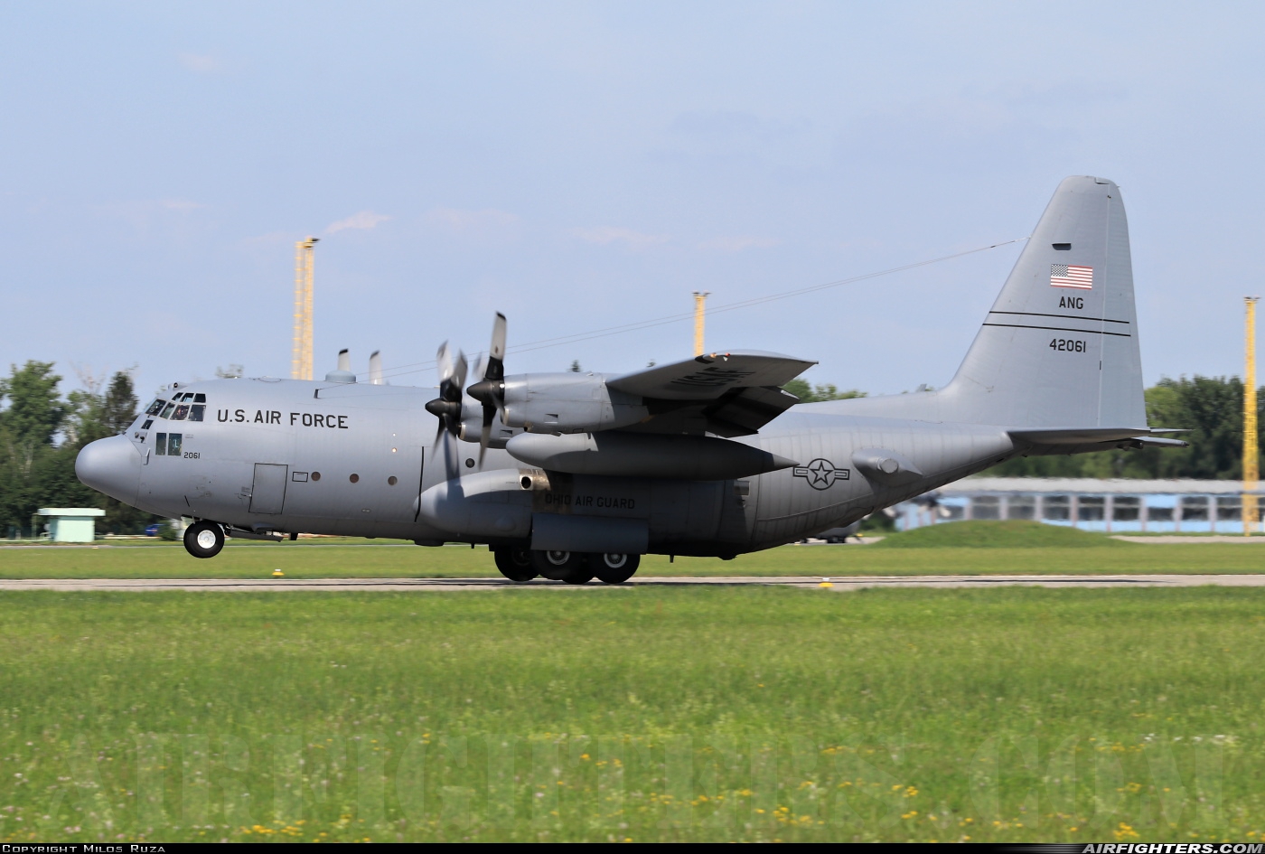 USA - Air Force Lockheed C-130H Hercules (L-382) 74-2061 at Caslav (LKCV), Czech Republic