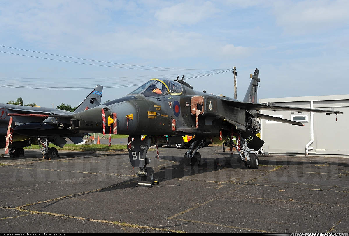 UK - Air Force Sepecat Jaguar GR1 XZ389 at Cosford (EGWC), UK