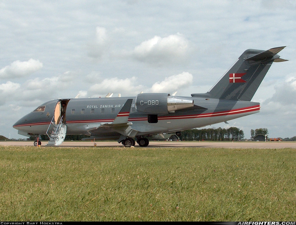 Denmark - Air Force Canadair CL-600-2B16 Challenger 604 C-080 at Leeuwarden (LWR / EHLW), Netherlands