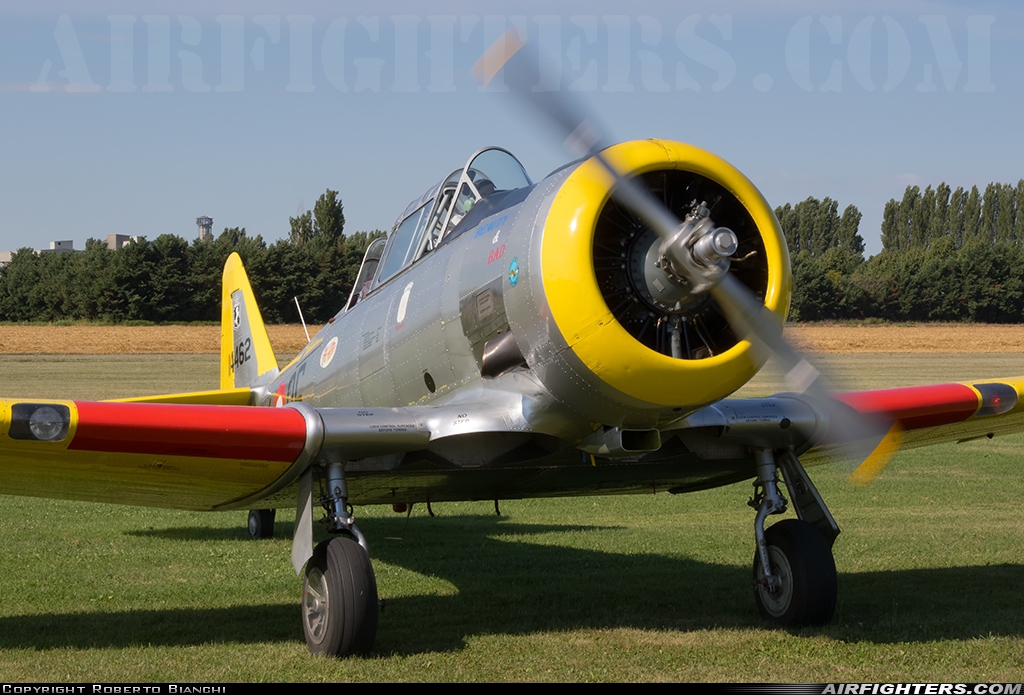 Private North American T-6G Texan I-SSEP at Montagnana (PD) - Aviosuperficie G. Baschirotto, Italy
