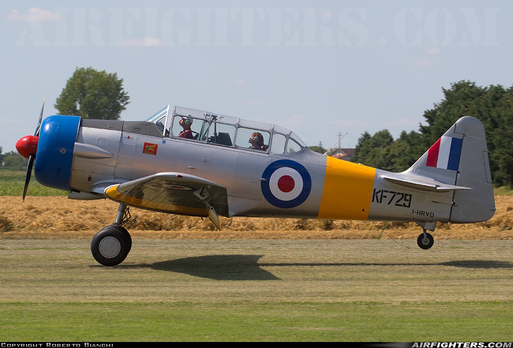Private North American T-6G Texan I-HRVD at Montagnana (PD) - Aviosuperficie G. Baschirotto, Italy