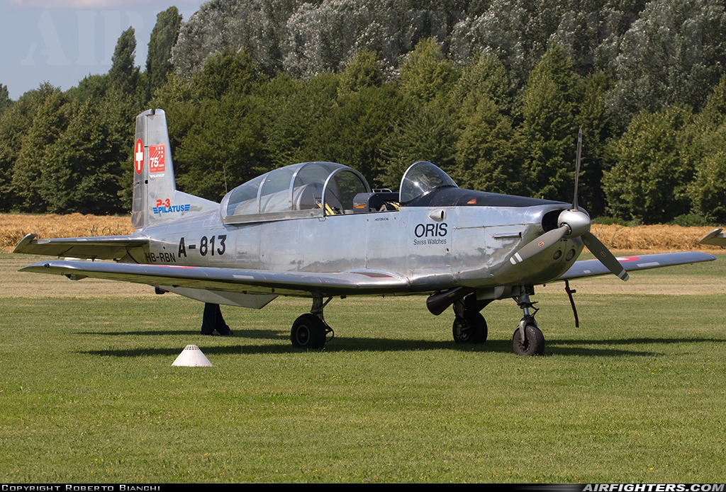 Private - P-3 Flyers Pilatus P-3-03 HB-RBN at Montagnana (PD) - Aviosuperficie G. Baschirotto, Italy