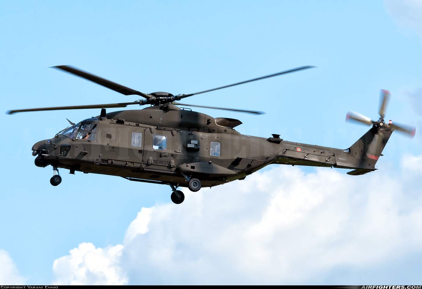 Italy - Army NHI UH-90A (NH-90TTH) MM81548 at Verona - Villafranca (Valerio Catullo) (VRN / LIPX), Italy