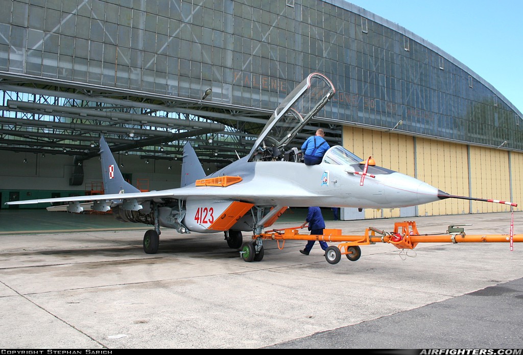 Poland - Air Force Mikoyan-Gurevich MiG-29GT (9.51) 4123 at Malbork (EPMB), Poland