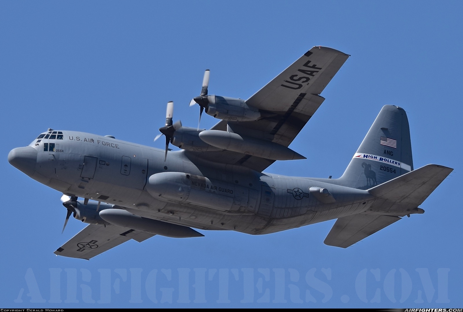 USA - Air Force Lockheed C-130H Hercules (L-382) 92-0554 at Boise - Air Terminal / Gowen Field (Municipal) (BOI / KBOI), USA