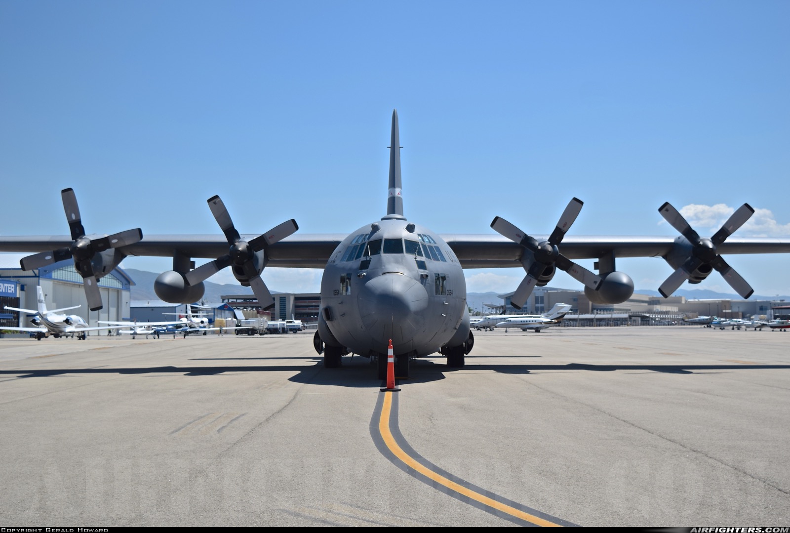USA - Air Force Lockheed C-130H Hercules (L-382) 92-0554 at Boise - Air Terminal / Gowen Field (Municipal) (BOI / KBOI), USA