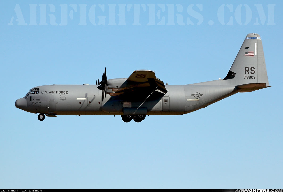 USA - Air Force Lockheed Martin C-130J-30 Hercules (L-382) 07-8609 at Madrid - Torrejon (TOJ / LETO), Spain
