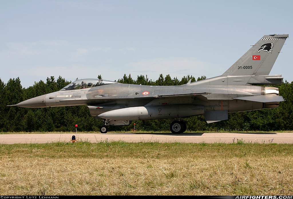 Türkiye - Air Force General Dynamics F-16C Fighting Falcon 91-0005 at Lechfeld (ETSL), Germany