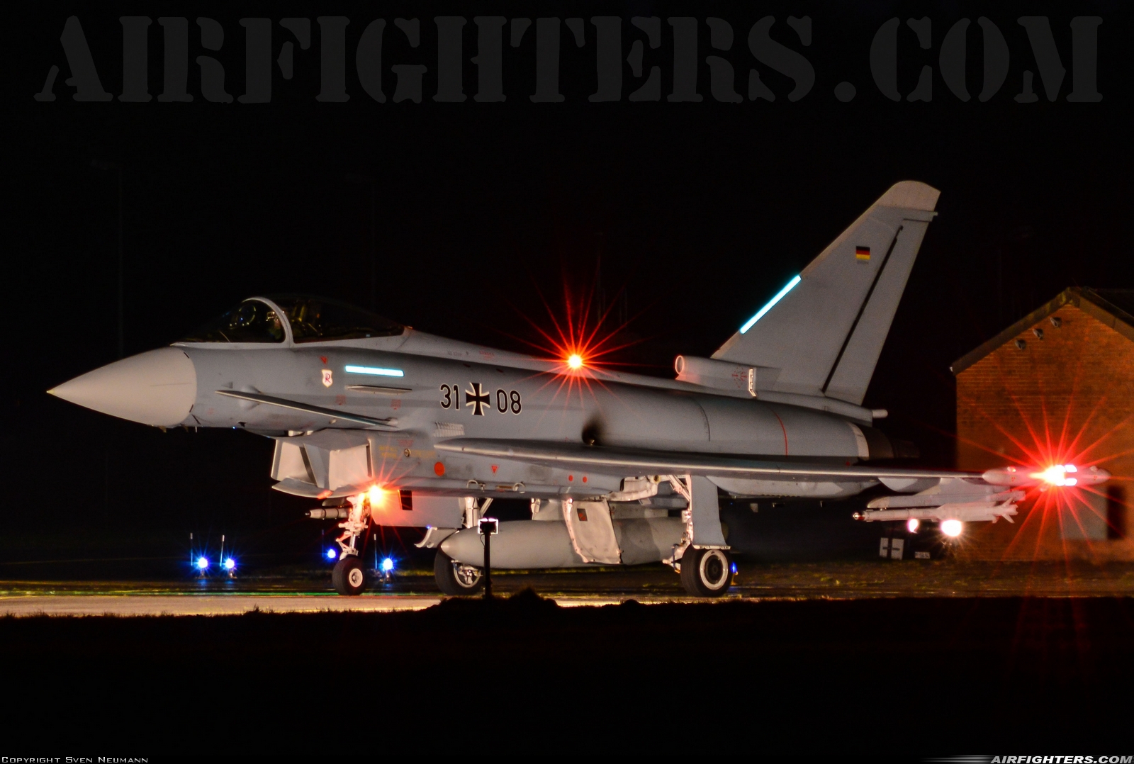 Germany - Air Force Eurofighter EF-2000 Typhoon S 31+08 at Wittmundhafen (Wittmund) (ETNT), Germany
