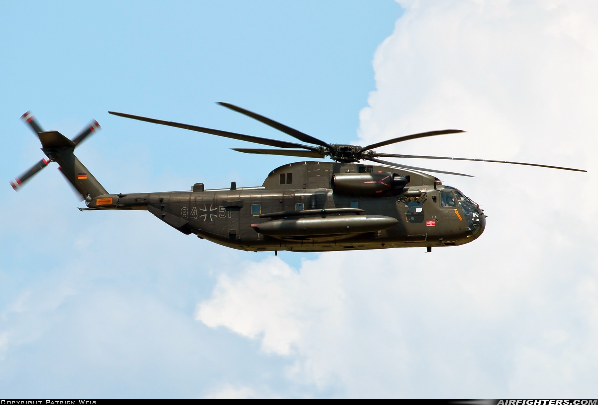 Germany - Air Force Sikorsky CH-53GS (S-65) 84+51 at Stuttgart (- Echterdingen) (STR / EDDS), Germany