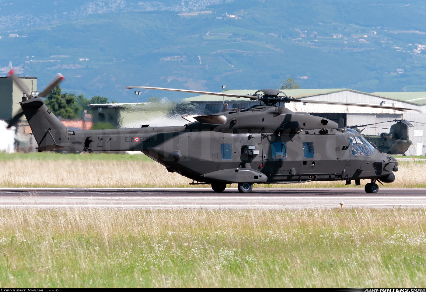 Italy - Army NHI UH-90A (NH-90TTH) MM81548 at Verona - Villafranca (Valerio Catullo) (VRN / LIPX), Italy