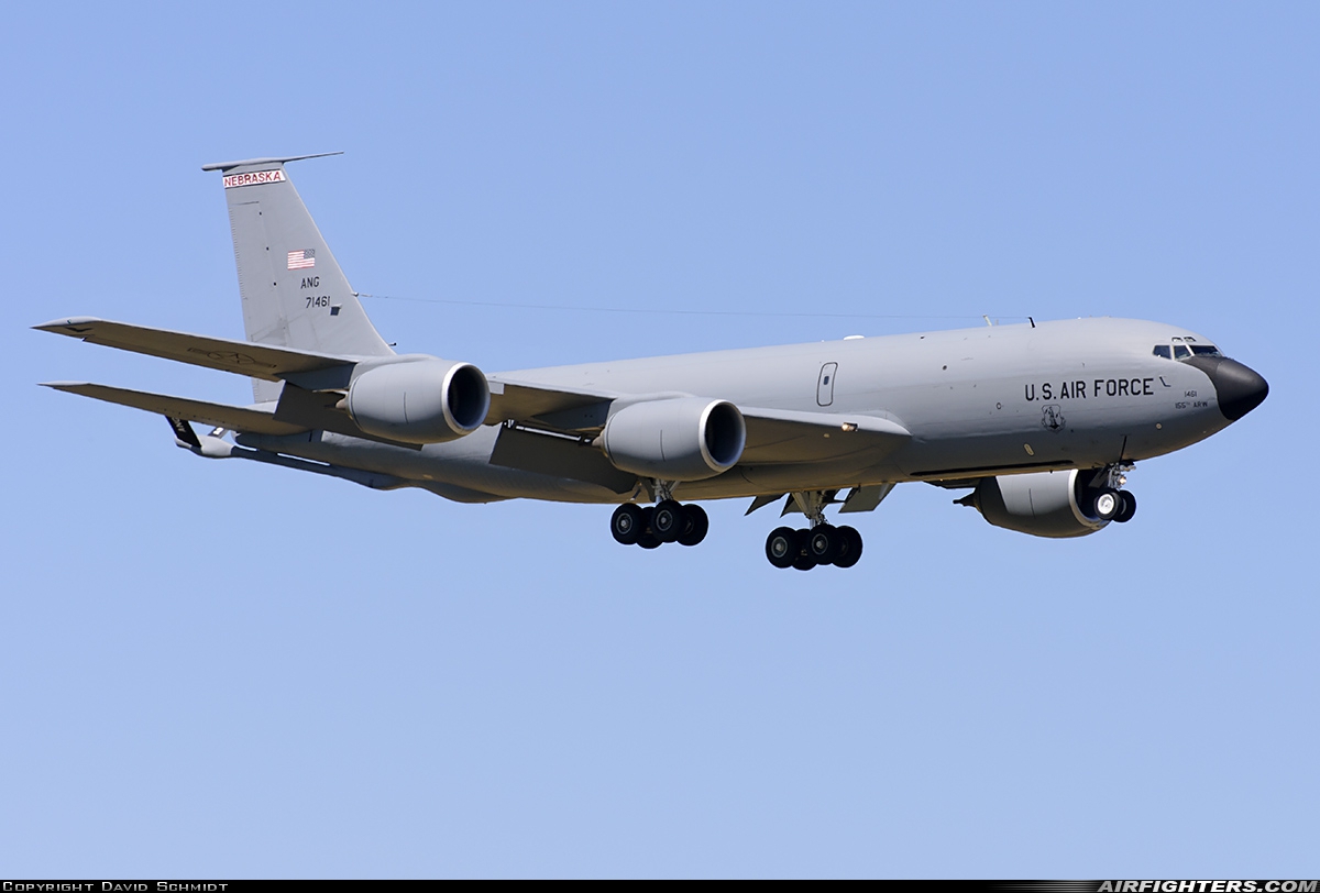 USA - Air Force Boeing KC-135R Stratotanker (717-148) 57-1461 at Mildenhall (MHZ / GXH / EGUN), UK