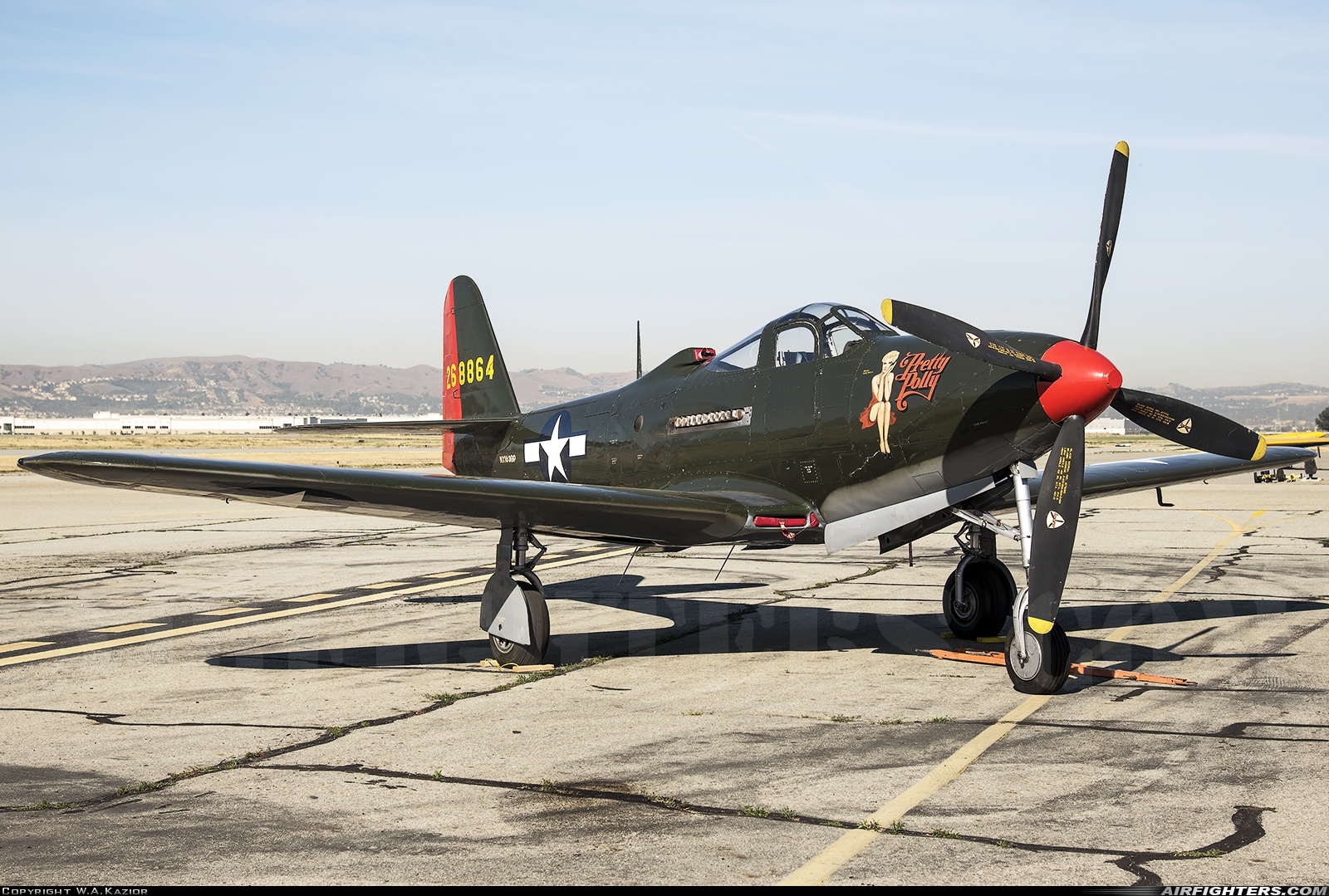 Private - Planes of Fame Air Museum Bell P-63A Kingcobra NX163BP at Chino (CNO), USA