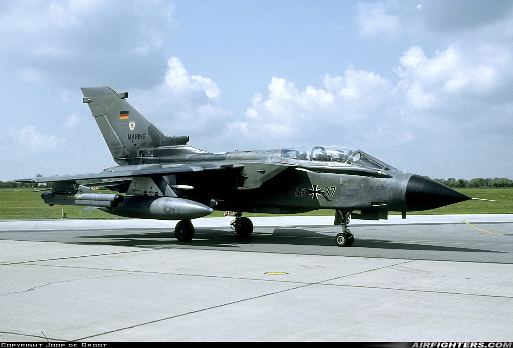 Germany - Navy Panavia Tornado IDS 45+37 at Eggebek (ETME), Germany
