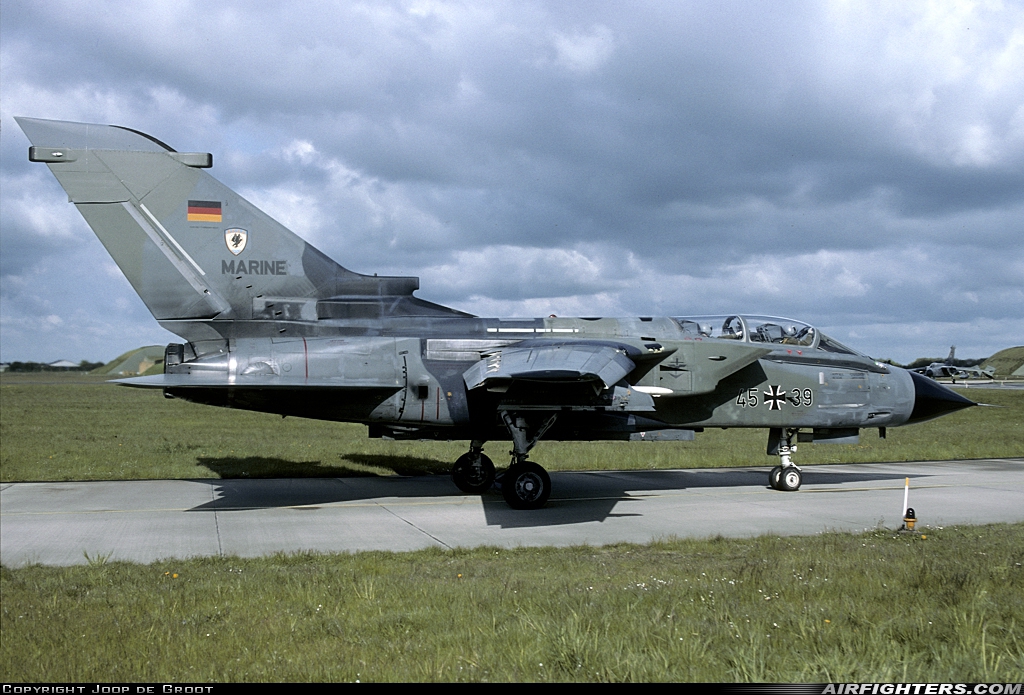 Germany - Navy Panavia Tornado IDS 45+39 at Eggebek (ETME), Germany