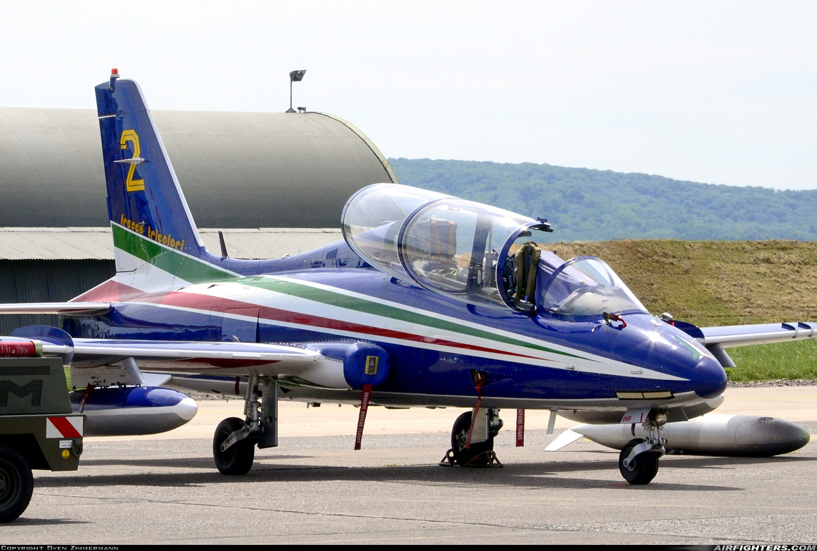 Italy - Air Force Aermacchi MB-339PAN MM55058 at Luxeuil - St. Sauveur (LFSX), France