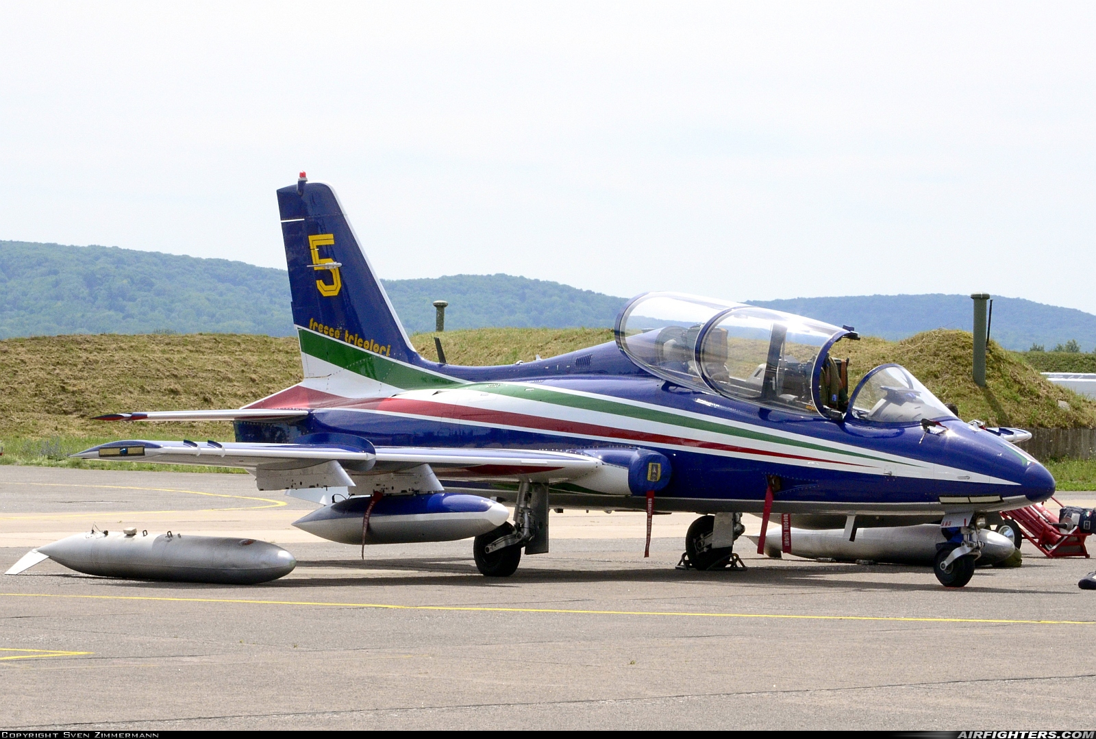 Italy - Air Force Aermacchi MB-339PAN MM54505 at Luxeuil - St. Sauveur (LFSX), France