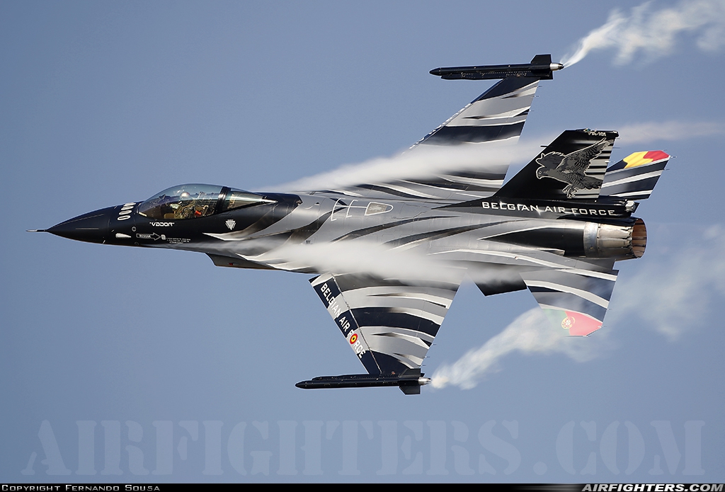 Belgium - Air Force General Dynamics F-16AM Fighting Falcon FA-101 at Evora (LPEV), Portugal