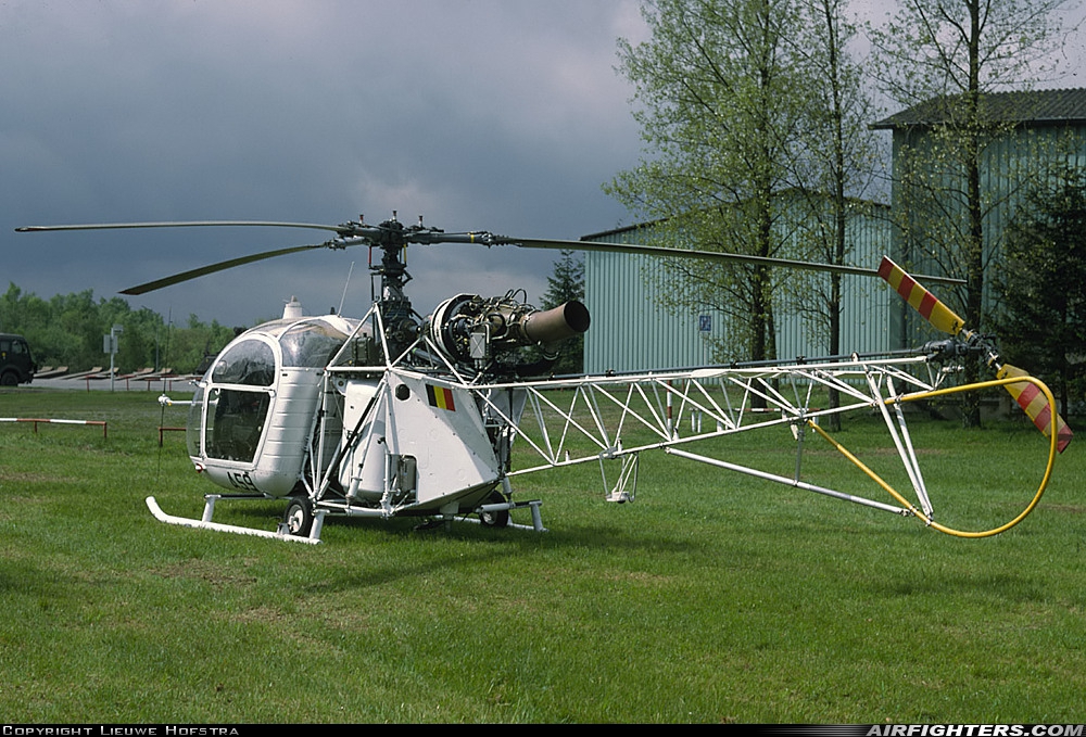 Belgium - Army Sud Aviation SA.318C Alouette II A59 at Off-Airport - Vogelsang military training area, Germany