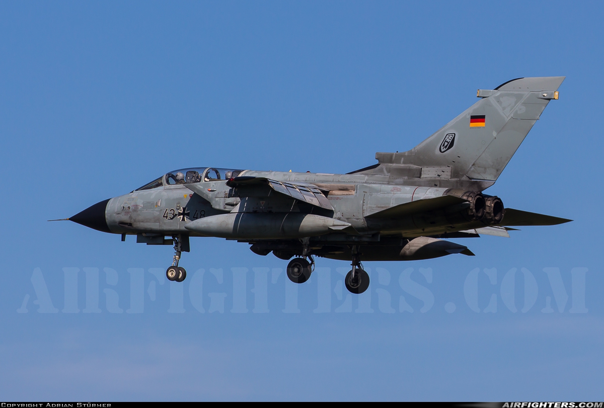 Germany - Air Force Panavia Tornado IDS 43+48 at Buchel (ETSB), Germany