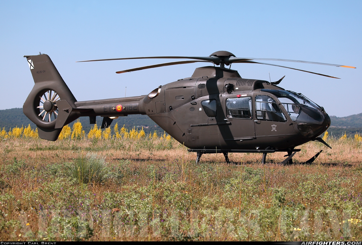 Spain - Army Eurocopter EC-135T2+ HE.26-04 at Off-Airport - Guadalix De La Sierra, Spain