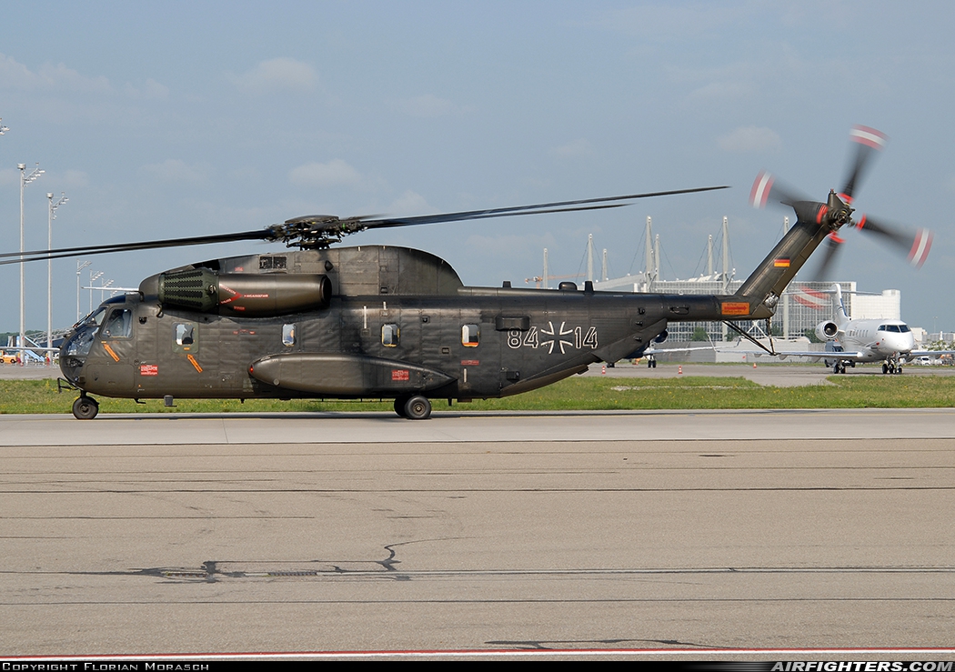 Germany - Air Force Sikorsky CH-53GE (S-65) 84+14 at Munich (- Franz Josef Strauss) (MUC / EDDM), Germany