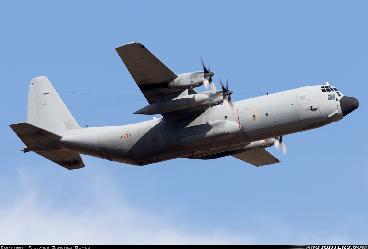 Spain - Air Force Lockheed C-130H-30 Hercules (L-382) TL.10-01 at Madrid - Torrejon (TOJ / LETO), Spain