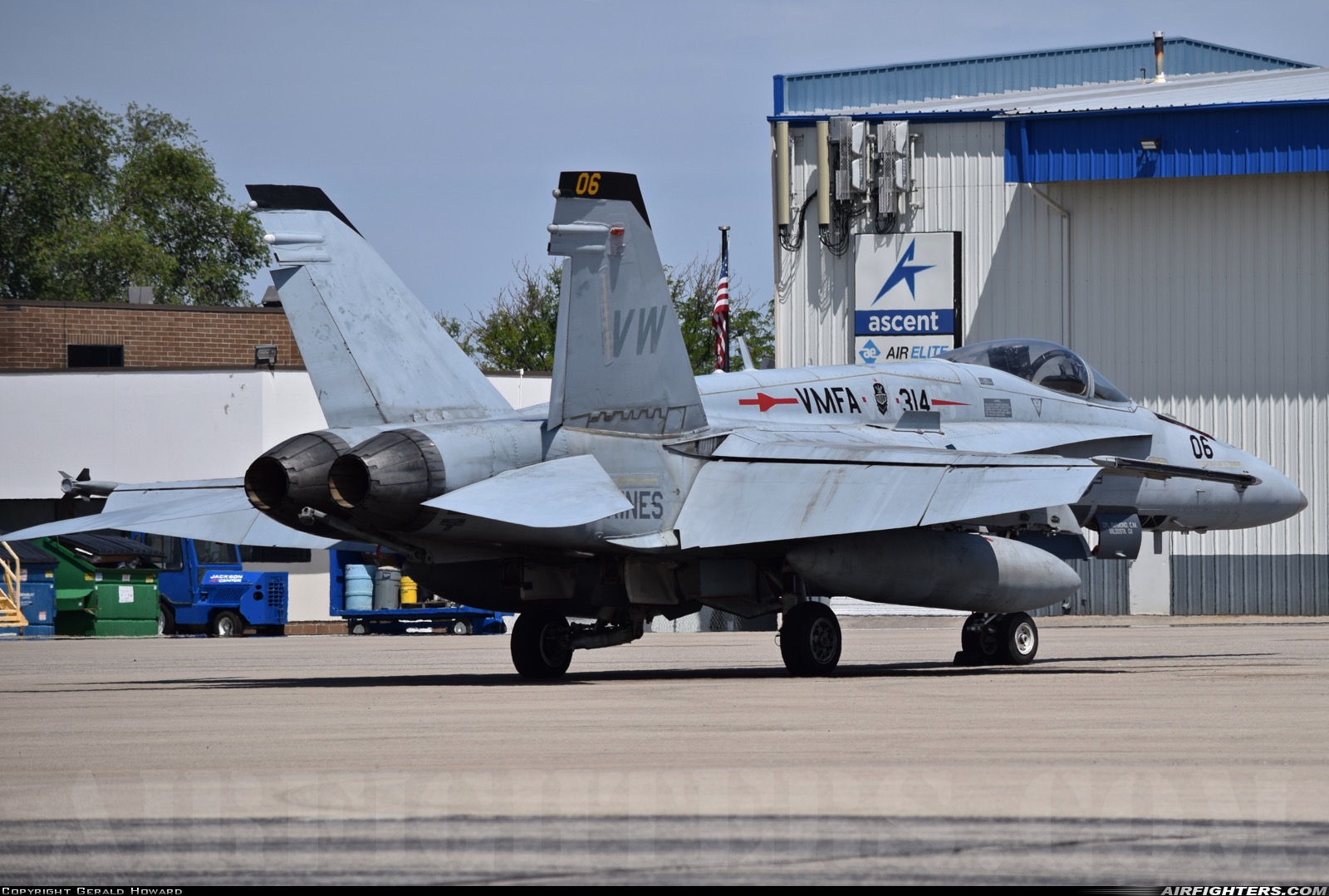 USA - Marines McDonnell Douglas F/A-18A+ Hornet 162433 at Boise - Air Terminal / Gowen Field (Municipal) (BOI / KBOI), USA