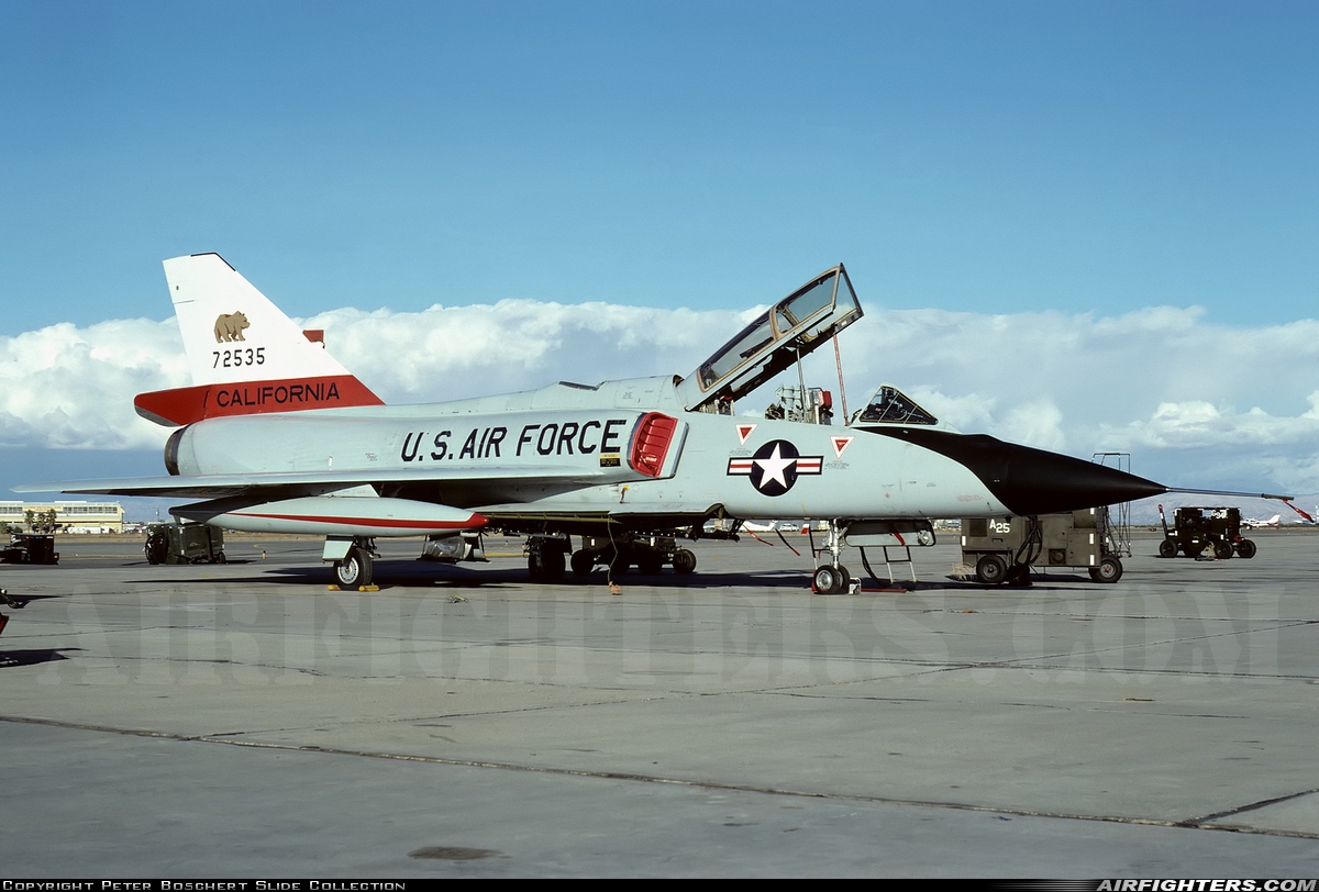 USA - Air Force Convair F-106B Delta Dart (8) 57-2535 at Fresno - Yosemite International (Air Terminal) (FAT / KFAT), USA